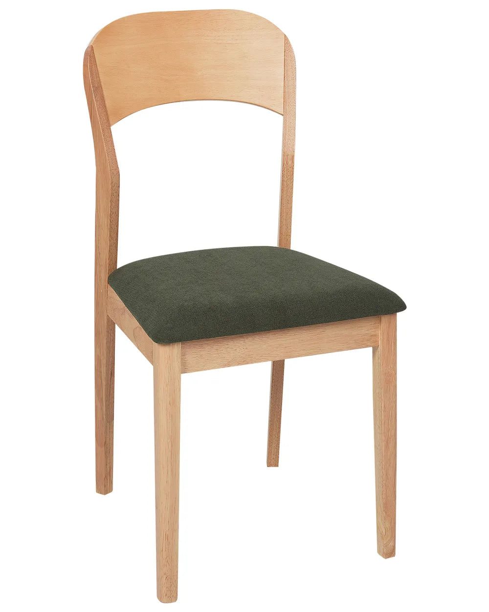 Set of 2 Dining Chairs Wood Light Brown Kevin