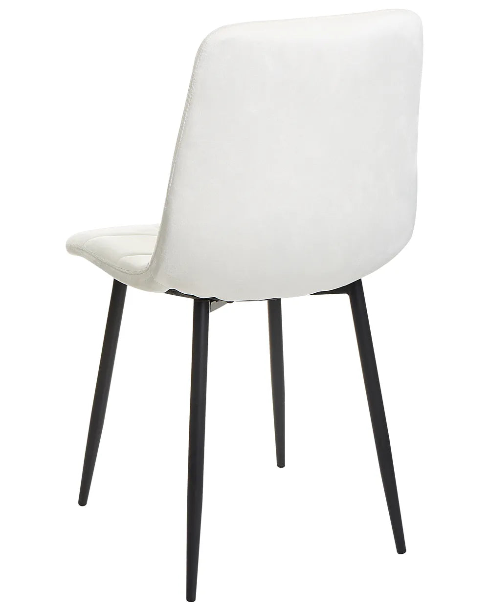 Set of 4 Dining Chairs Velvet Off-White Owen