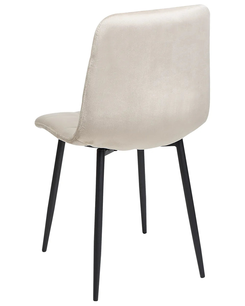Set of 4 Dining Chairs Velvet Beige Owen