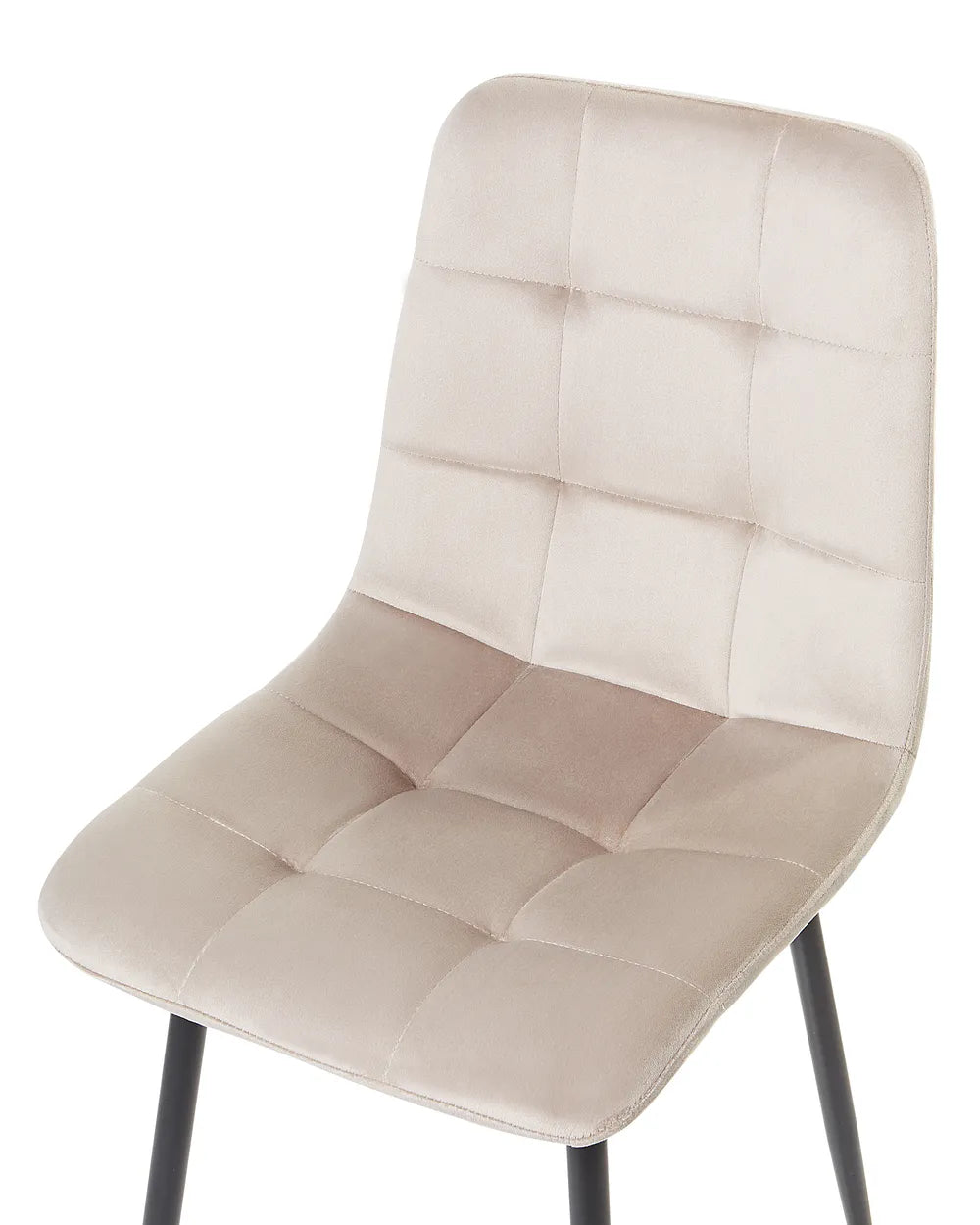 Set of 4 Dining Chairs Velvet Beige Owen