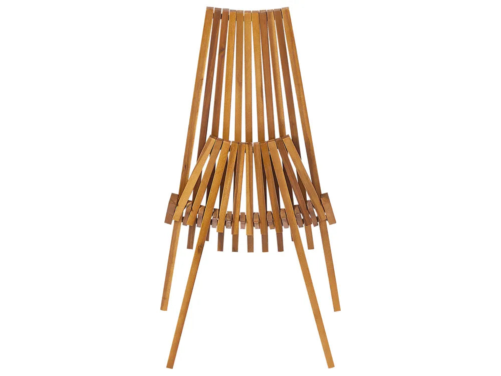 Bistro Set Acacia Wood Brown Celia