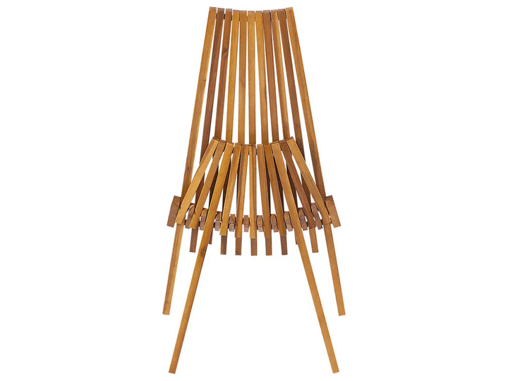 Bistro Set Acacia Wood Brown Celia
