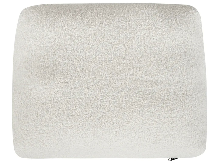 Left-Hand Chaise Lounge Boucle Off-White Aurelle