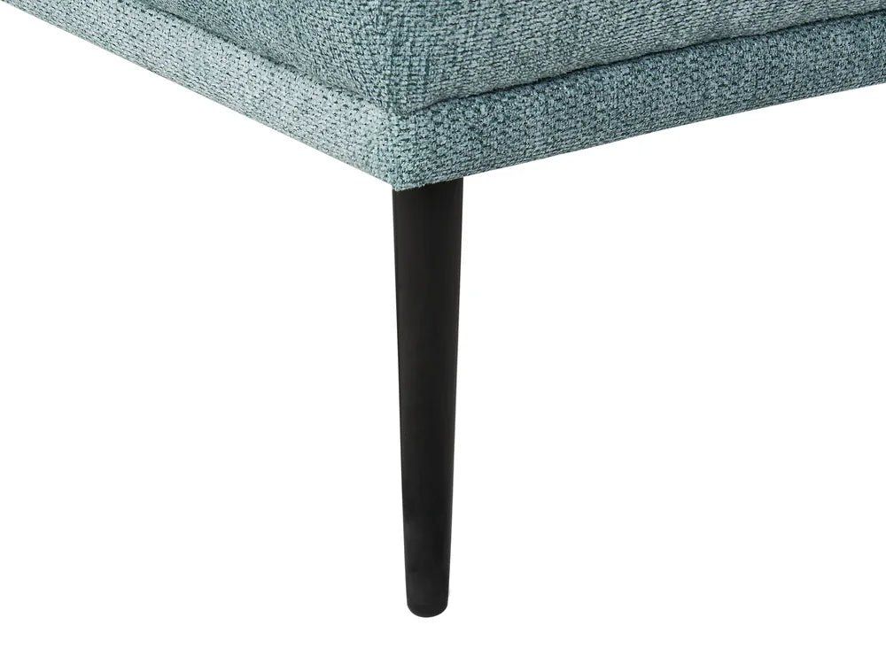 Right-Hand Chaise Lounge Fabric Blue Aurelle