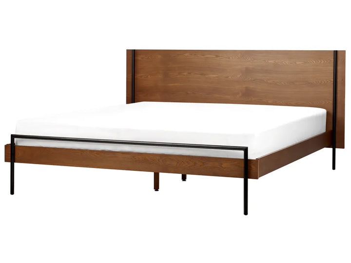 Bed 180 x 200 cm (EU Super King) Dark Ash Wood Dolly
