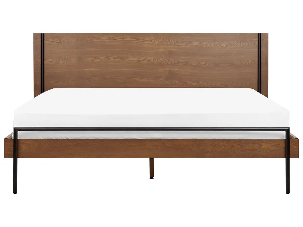 Bed 180 x 200 cm (EU Super King) Dark Ash Wood Dolly