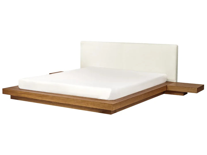 Bed Boucle 180 x 200 cm (EU Super King ) Natural Ash Wood Olivia