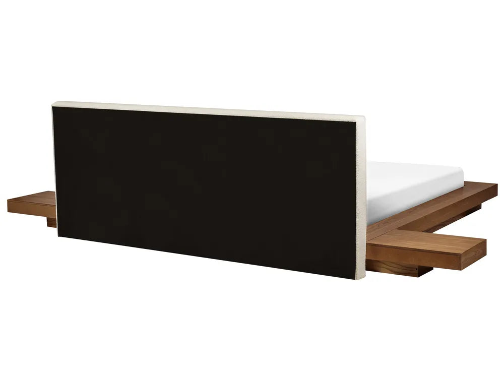 Waterbed Boucle 180 x 200 cm (EU Super King) Natural Ash Wood Olivia