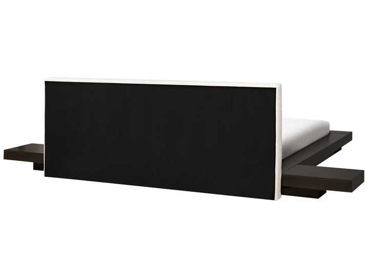 Bed Boucle 180 x 200 cm (EU Super King) Dark Ash Wood Olivia