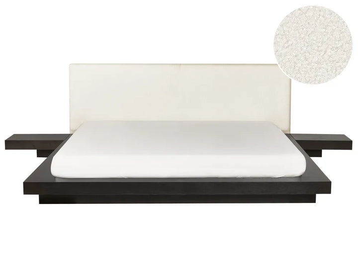 Waterbed Boucle 180 x 200 cm (EU Super King) Dark Ash Wood Olivia