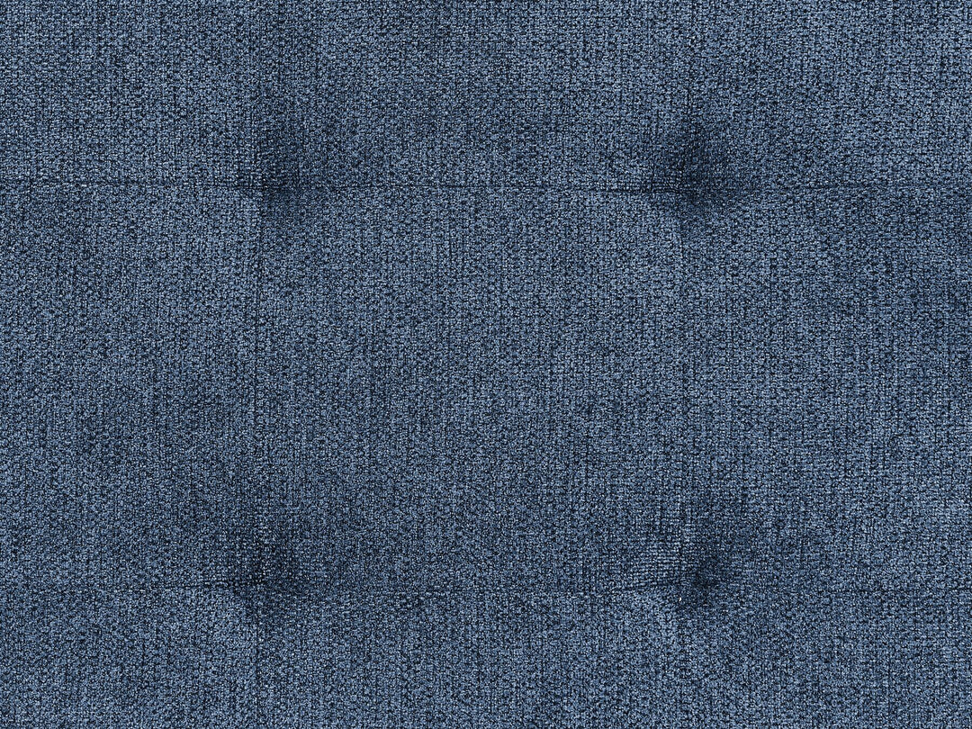 Left Hand Fabric Corner Sofa Blue Flam