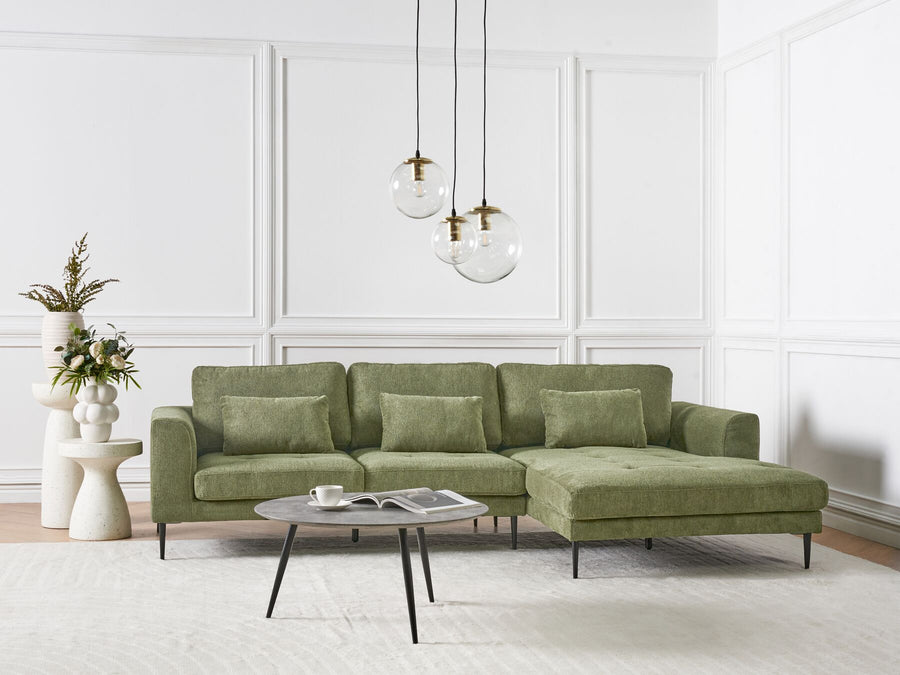 Flam Corner Sofa Green