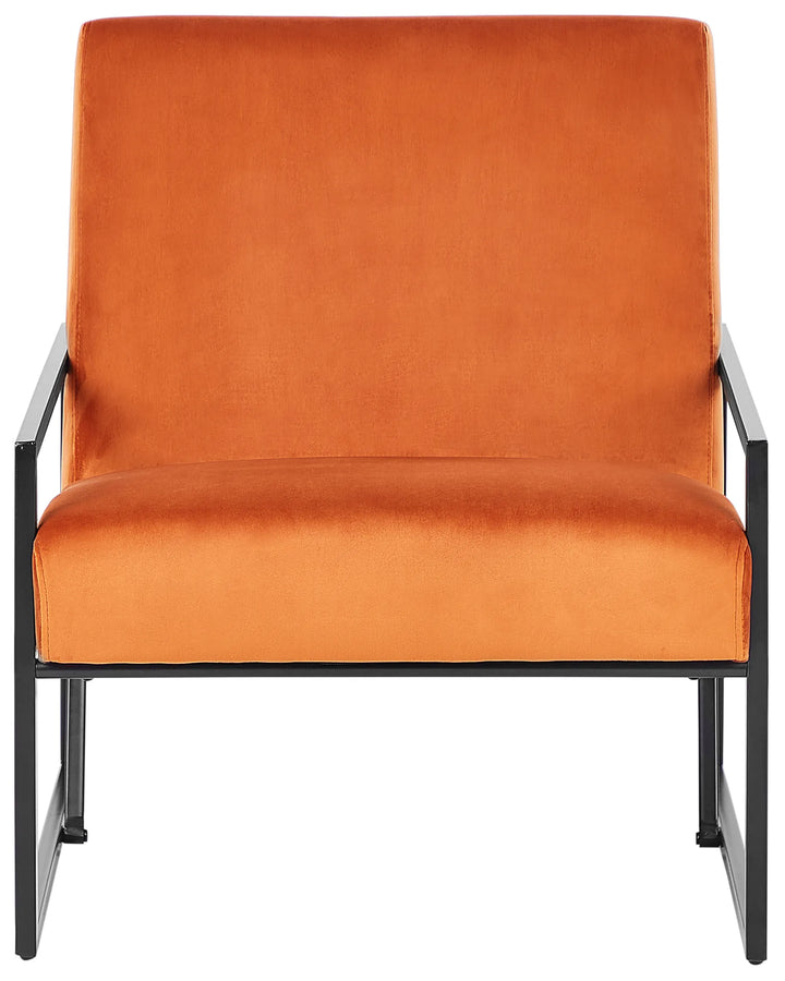 Delary Armchair Velvet Orange