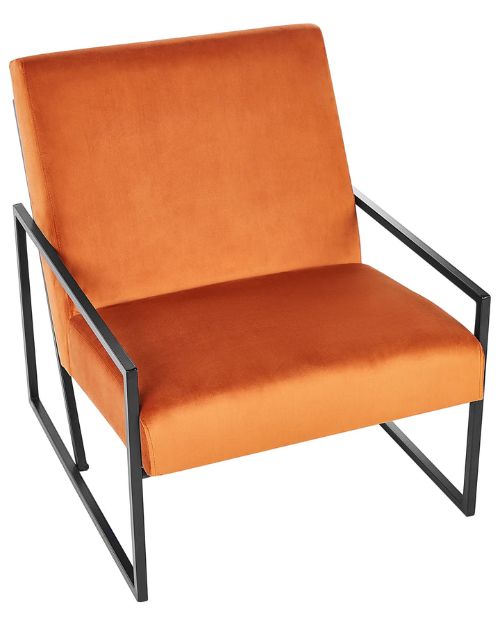 Delary Armchair Velvet Orange