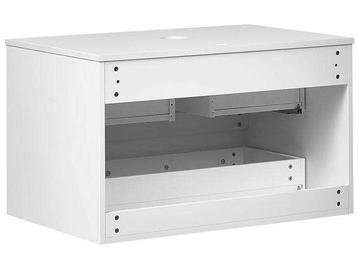 Wall Mounted Washbasin Cabinet 80 cm White Quintela