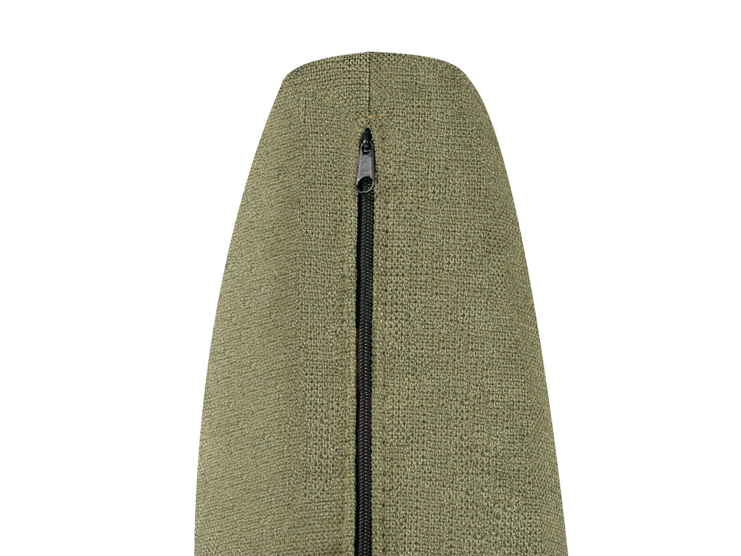 Left Hand Fabric Corner Sofa Green Altan