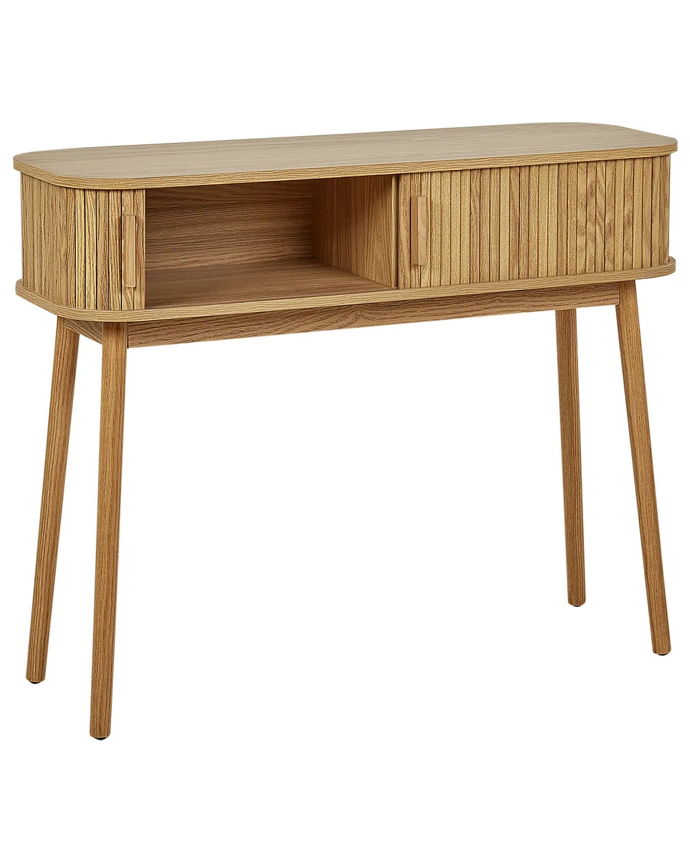 Console Table Brown Stylish Sliding Doors Revani