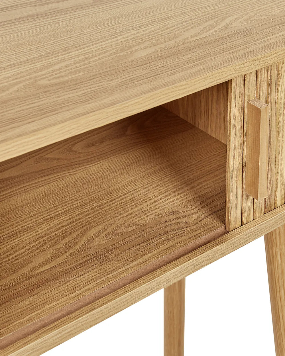 Console Table Brown Stylish Sliding Doors Revani