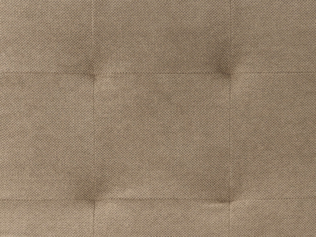 Flam Left Hand Fabric Corner Sofa Light Brown