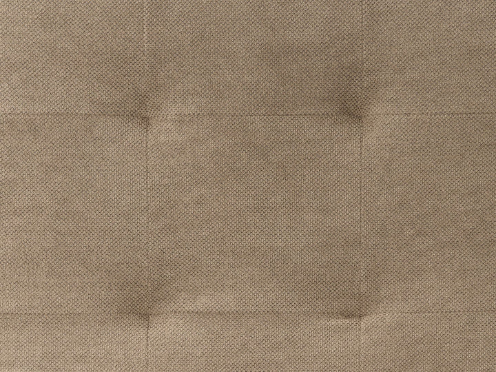 Flam Left Hand Fabric Corner Sofa Light Brown