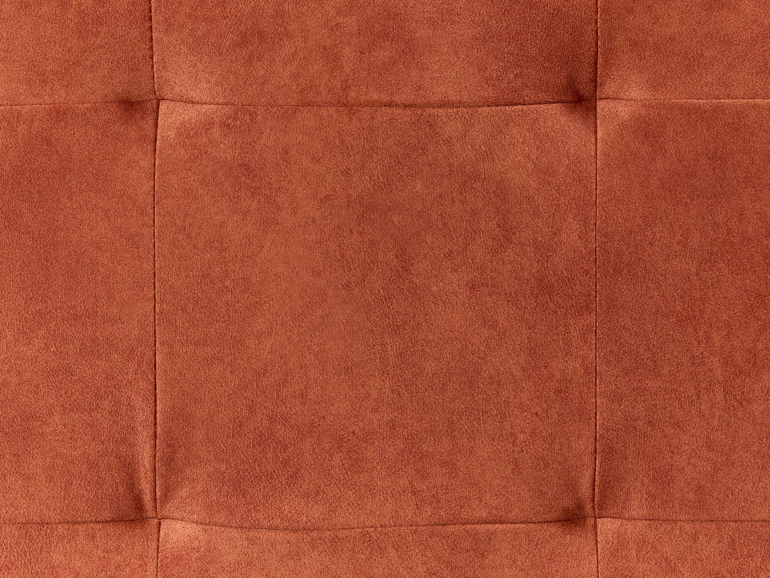 Flam Velvet Left Hand Corner Sofa Orange