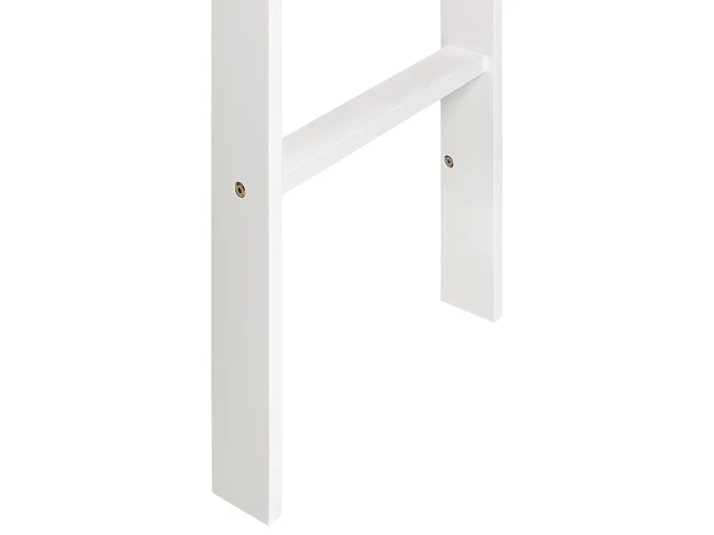 Mid Sleeper Bed Wood 90 x 200 cm (EU Single) White Lampley