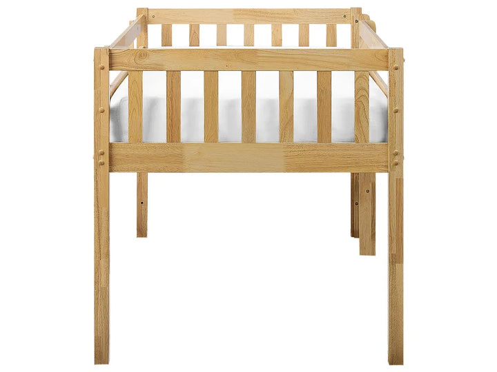 Mid Sleeper Bed Wood Lampley 90 x 200 cm (EU Single) Light Brown