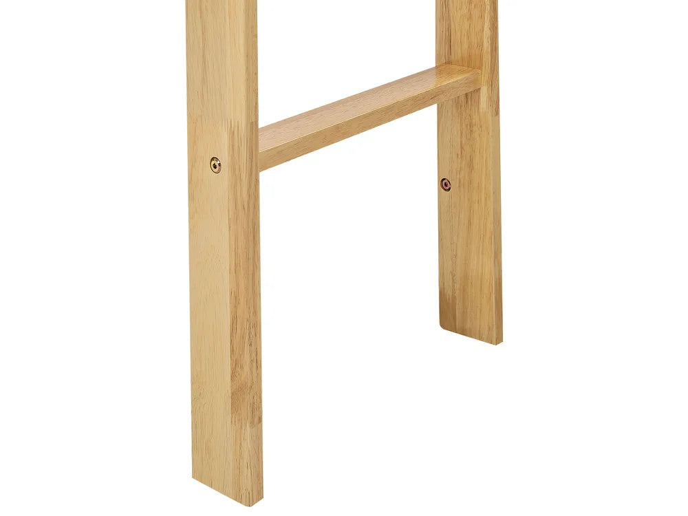 Mid Sleeper Bed Wood Lampley 90 x 200 cm (EU Single) Light Brown