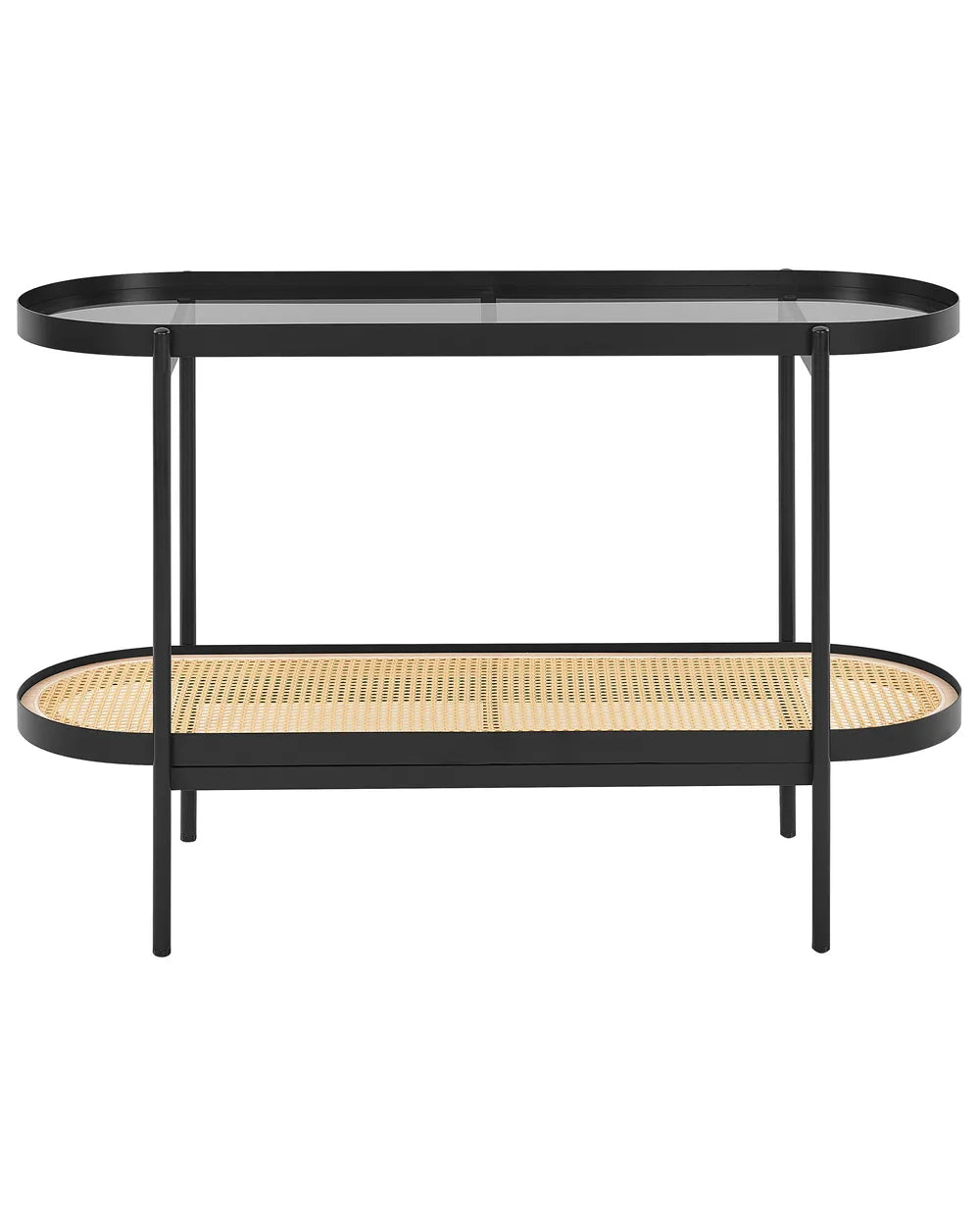 Console Table Black Stable and Durable Construction Prello