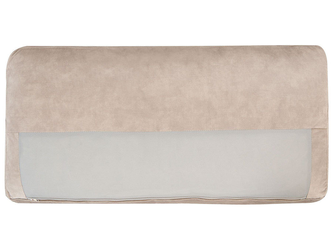 Lofoten Right Hand 3 Seater Velvet Corner Sofa Beige