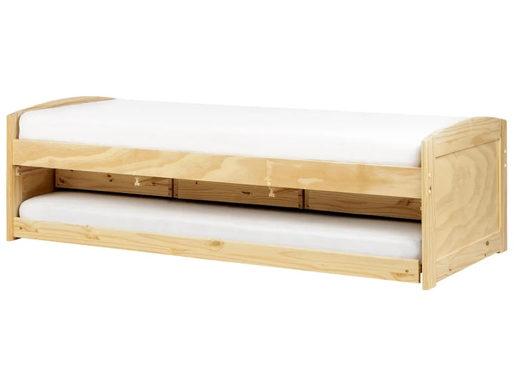 Trundle Bed Pine Wood Helmward 90 x 200 cm (EU Single) Light Brown