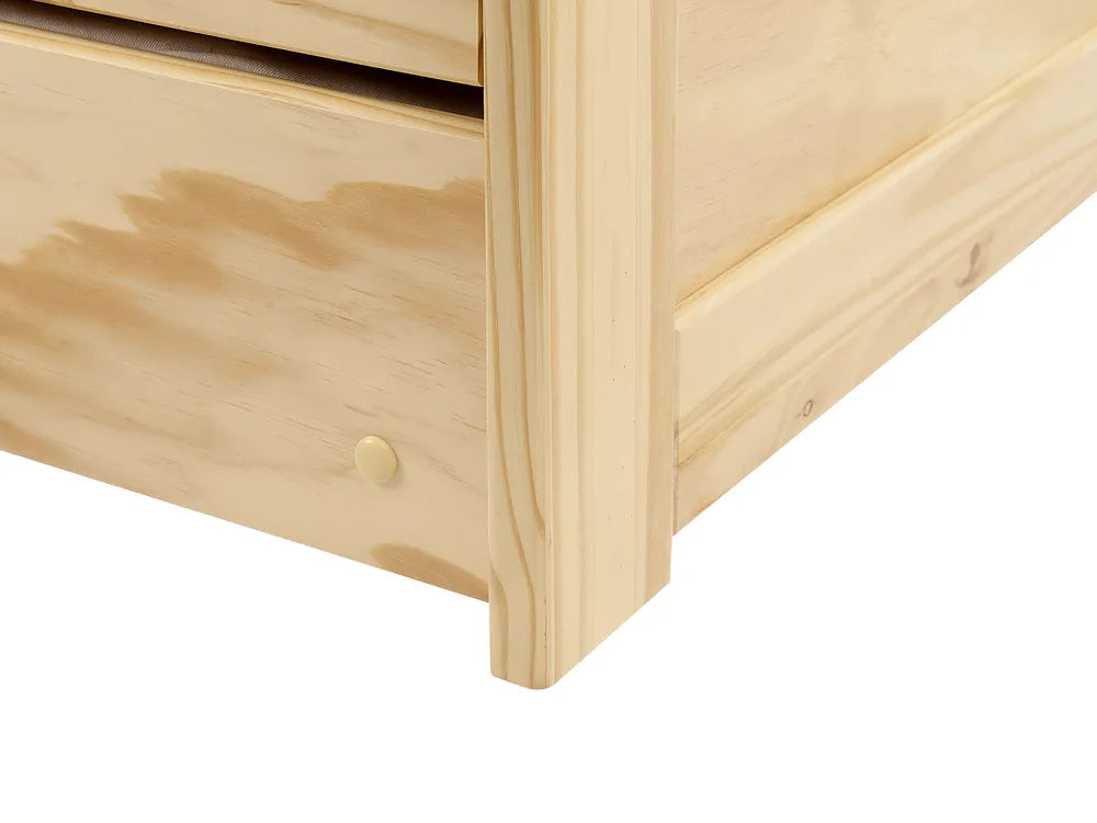 Trundle Bed Pine Wood Helmward 90 x 200 cm (EU Single) Light Brown