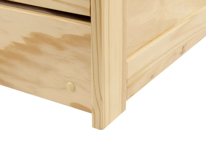 Trundle Bed Pine Wood Helmward 90 x 200 cm (EU Single) Light Brown