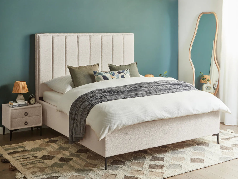 Bedroom with a bed, nightstand