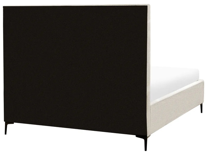 Bedroom Set Boucle 160 x 200 cm (EU King Size) Off-White Ellane