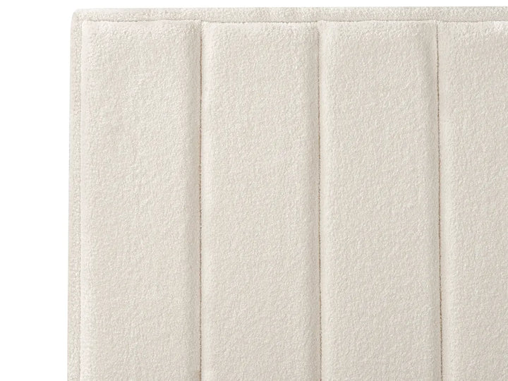 Bedroom Set Boucle 160 x 200 cm (EU King Size) Off-White Ellane