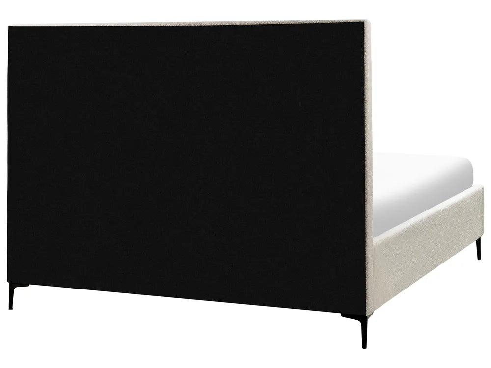 Bedroom Set Boucle 180 x 200 cm (EU Super King) Off-White Ellane