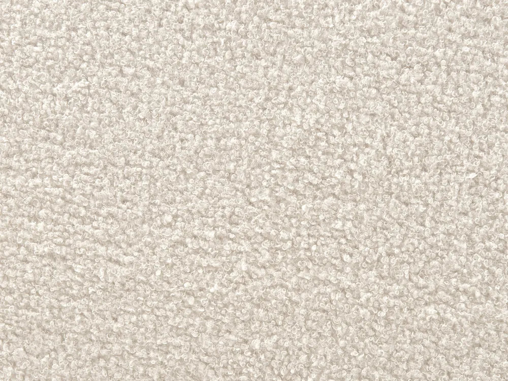 Bedroom Set Boucle 180 x 200 cm (EU Super King) Off-White Ellane