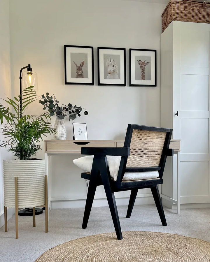 Dining Chair Mahogany Black Charlie
