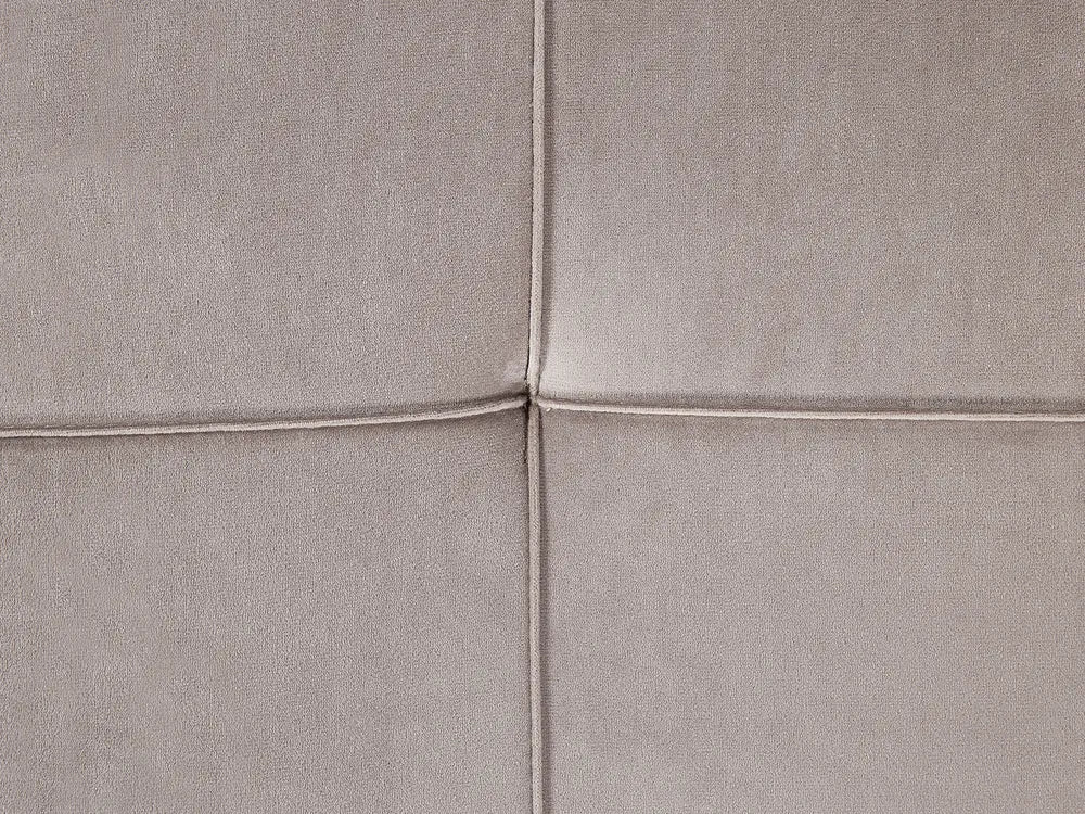 Right-Hand Chaise Lounge Velvet Taupe Vervino