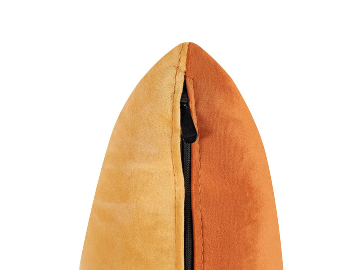 Right-Hand Chaise Lounge Velvet Orange Vervino