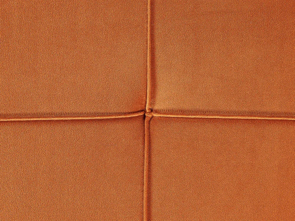Right-Hand Chaise Lounge Velvet Orange Vervino
