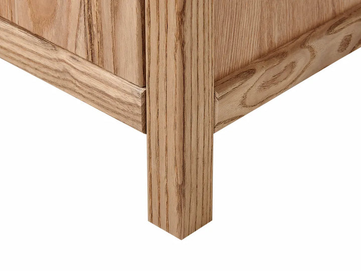 5 Drawer Chest Sassafras Wood Brown Ebern 85cm | Classic Design