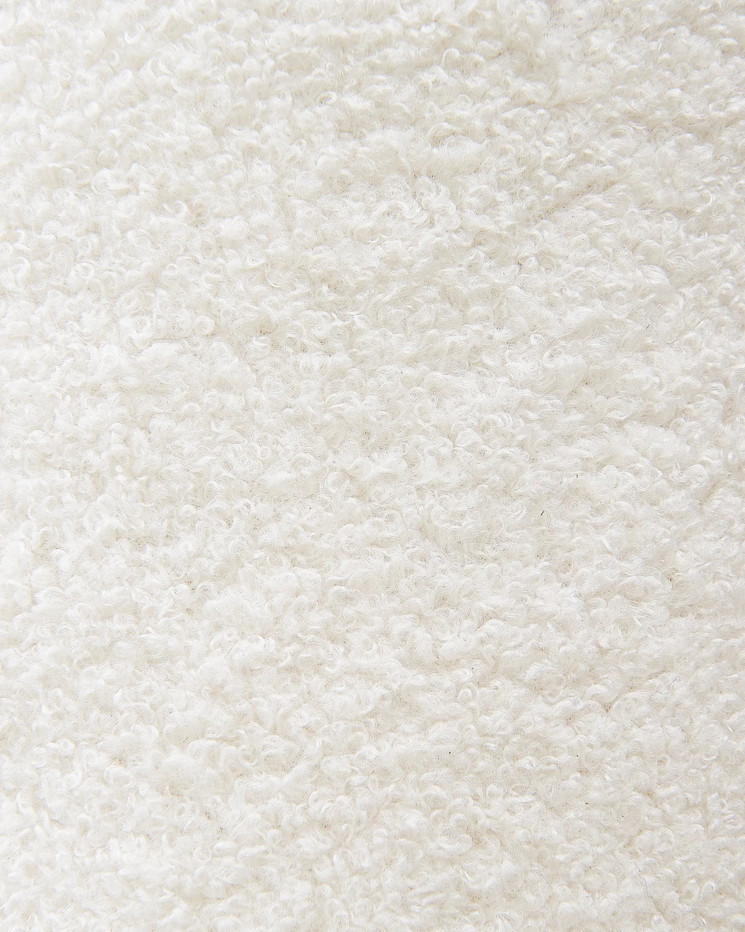Armchair with Cushion Boucle Off-White Ameley