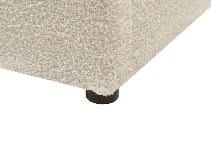 Ottoman Bed Boucle 160 x 200 cm (EU King Size) Off-White Blake