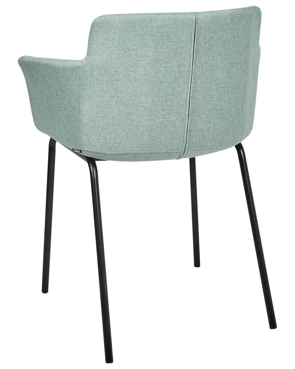Set of 2 Dining Chairs Fabric Mint Green Axel
