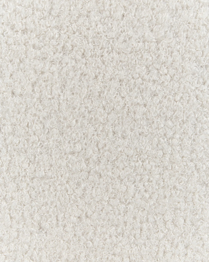 Armchair Boucle Off-White/ Light Brown Dartez