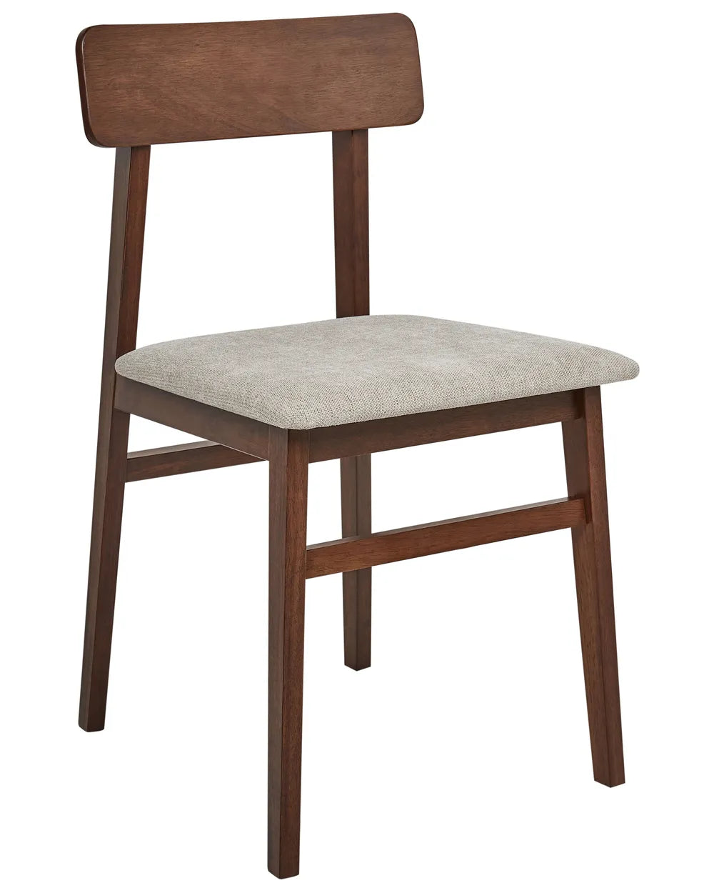 Set of 2 Dining Chairs Wood Taupe Niana