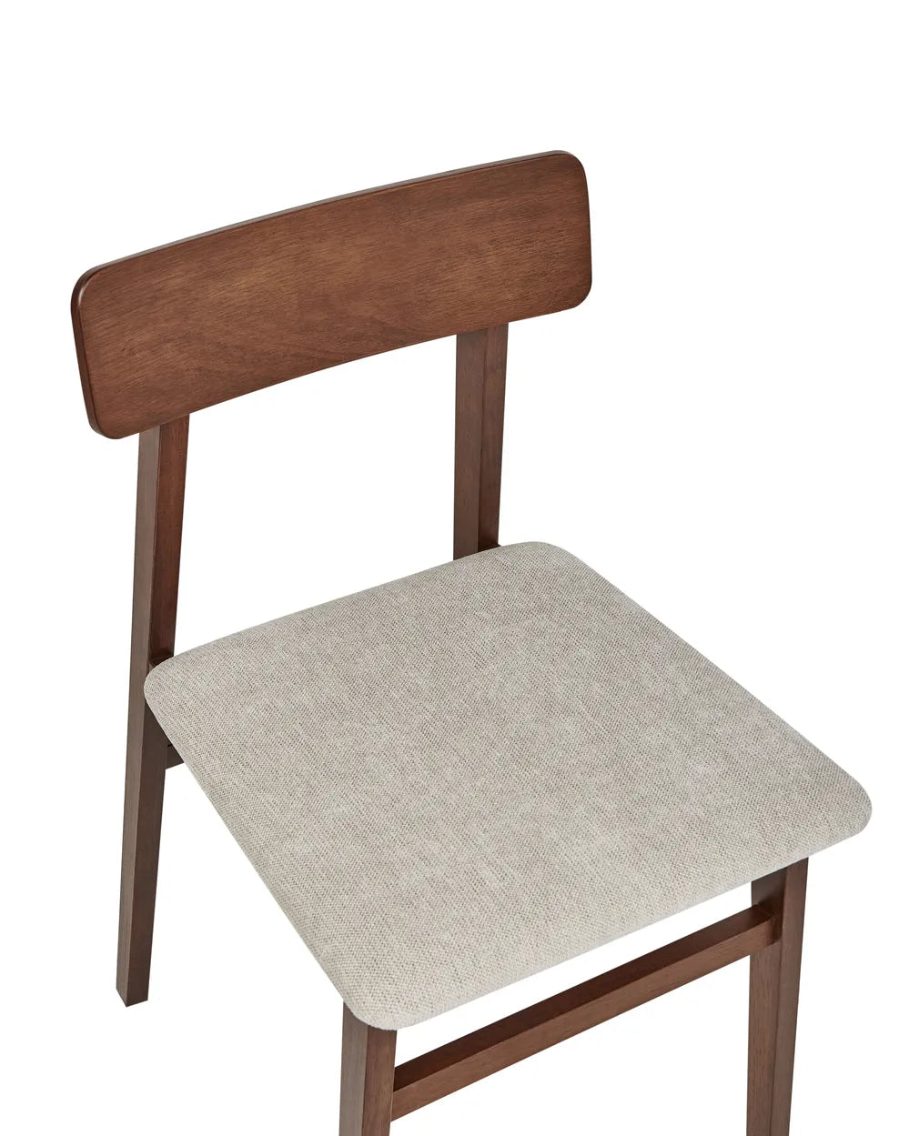 Set of 2 Dining Chairs Wood Taupe Niana