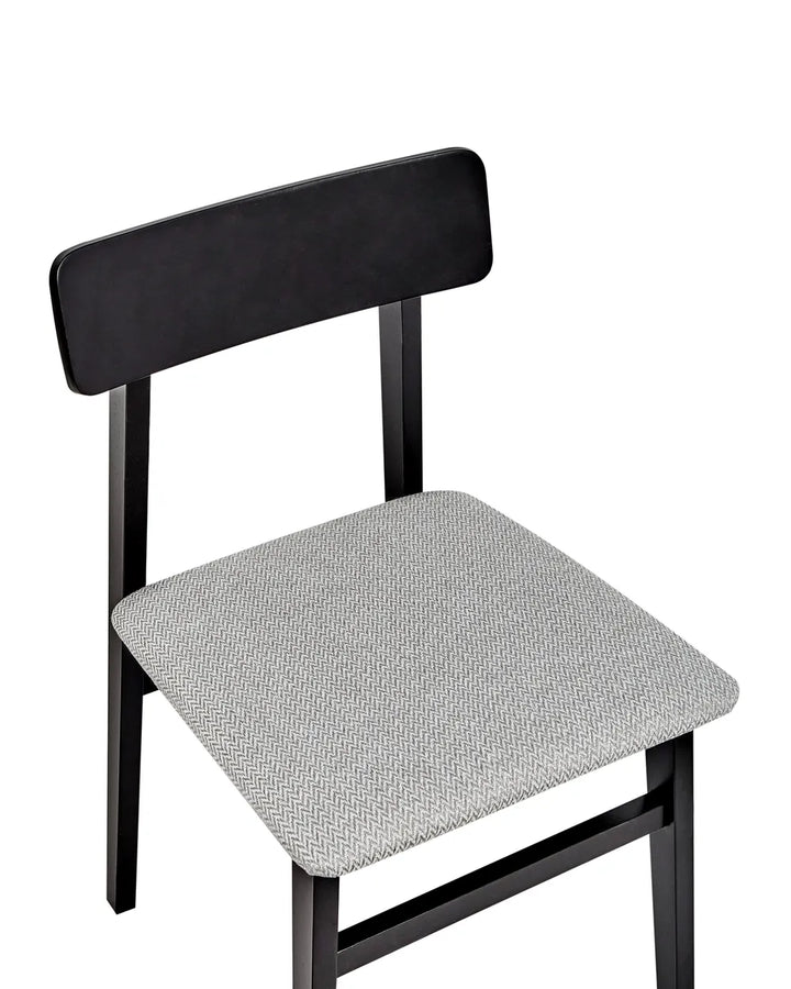 Set of 2 Dining Chairs Wood Light Grey Niana